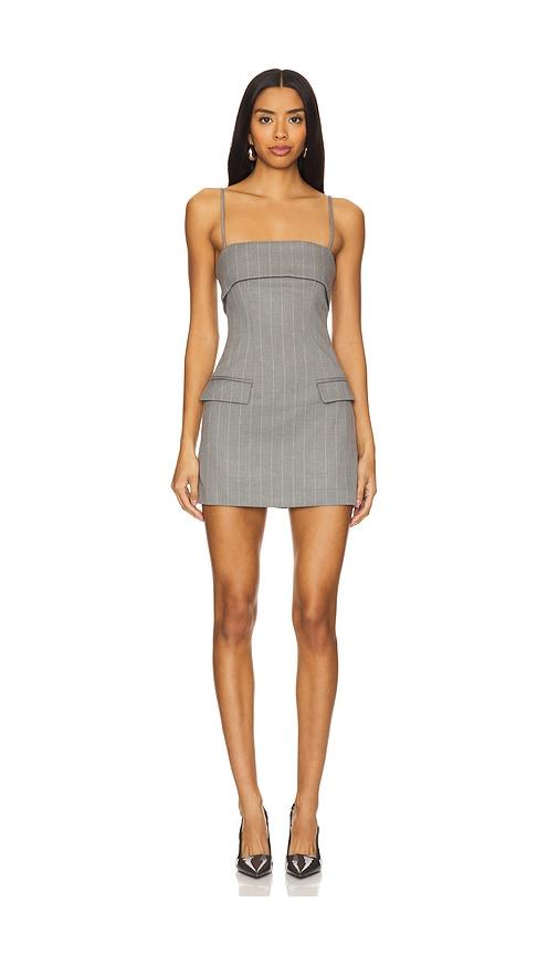 lovers and friends erin mini dress in grey. - size l (also in m)