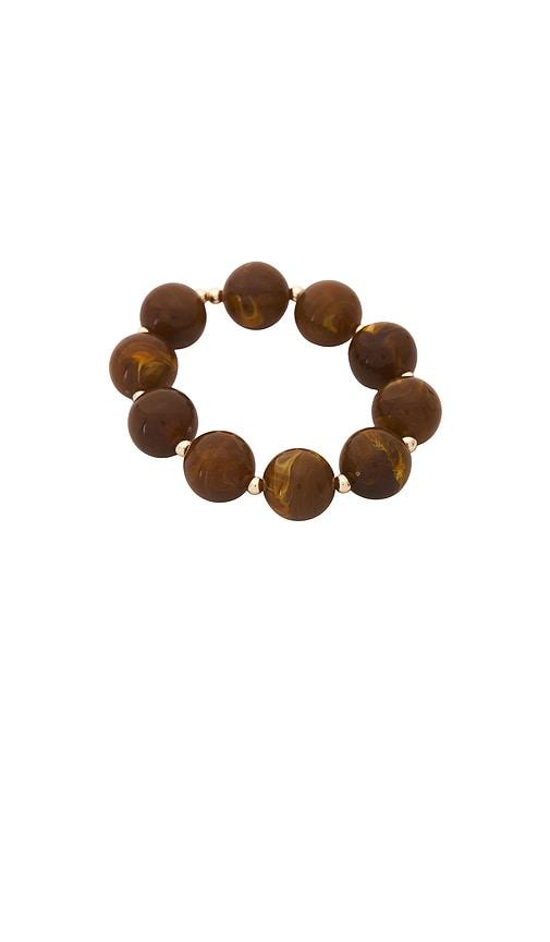 lovers and friends fallon bracelet in brown.