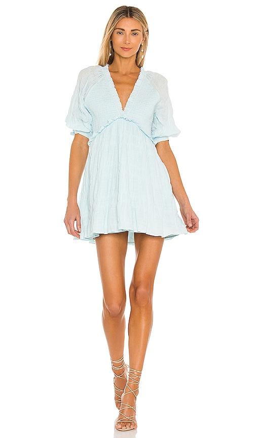 lovers and friends finnegan dress in baby blue. - size m (also in xxs, xs, s)