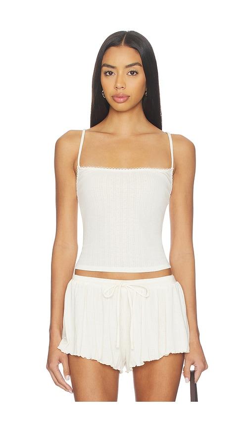 lovers and friends fiona top in ivory. - size l (also in m, xl)