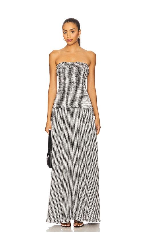 lovers and friends gale maxi dress in black. - size m (also in xs)