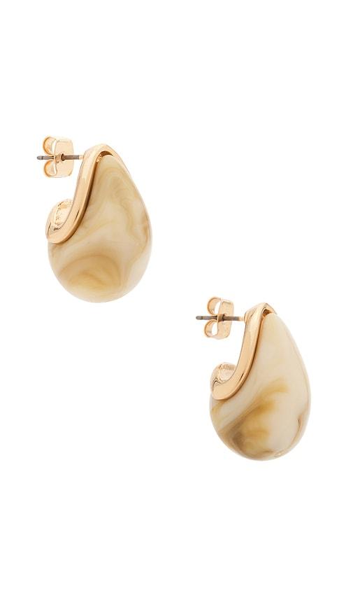 lovers and friends giselle earrings in white.