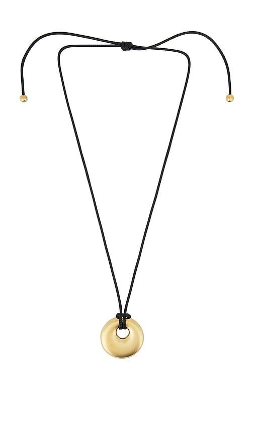 lovers and friends hayley necklace in black.