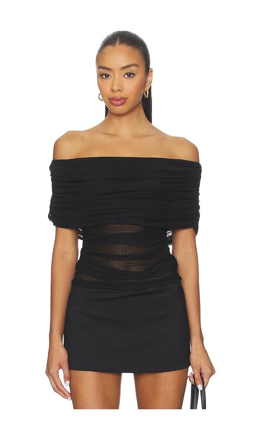 lovers and friends iliana top in black. - size m (also in xs, s)
