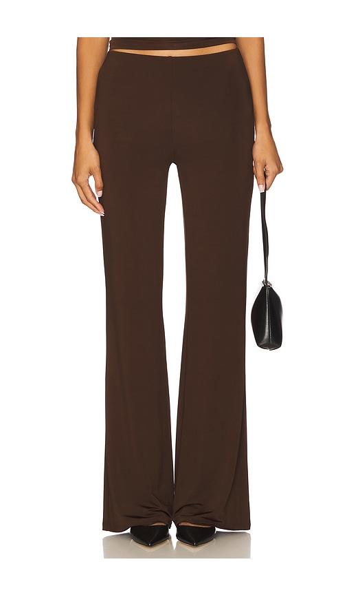 lovers and friends ivanna pant in chocolate. - size l (also in xxs, xs, s, m, xl)