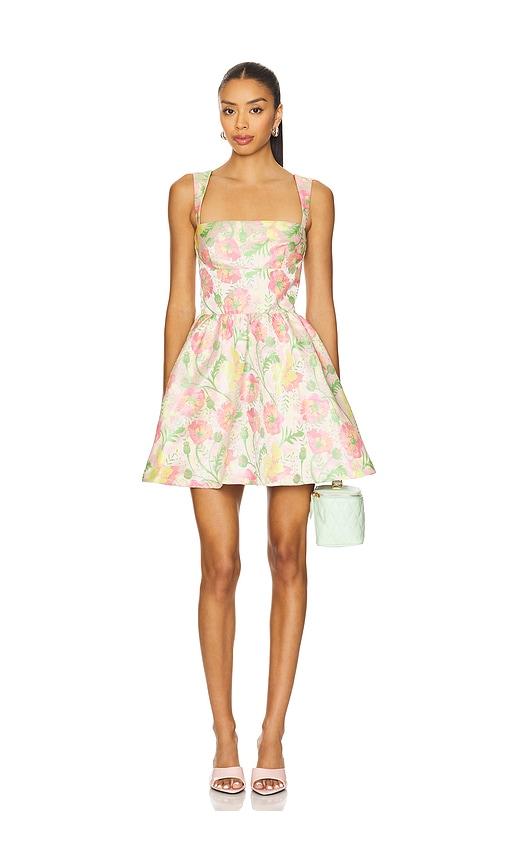 lovers and friends ivy mini dress in blush. - size l (also in xl)