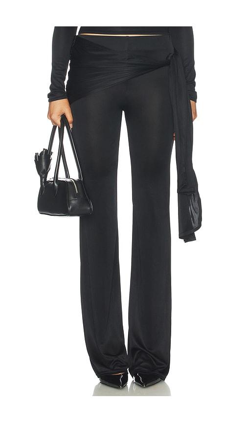 lovers and friends jasmine pant in black. - size l (also in xs, xxs, s, m)