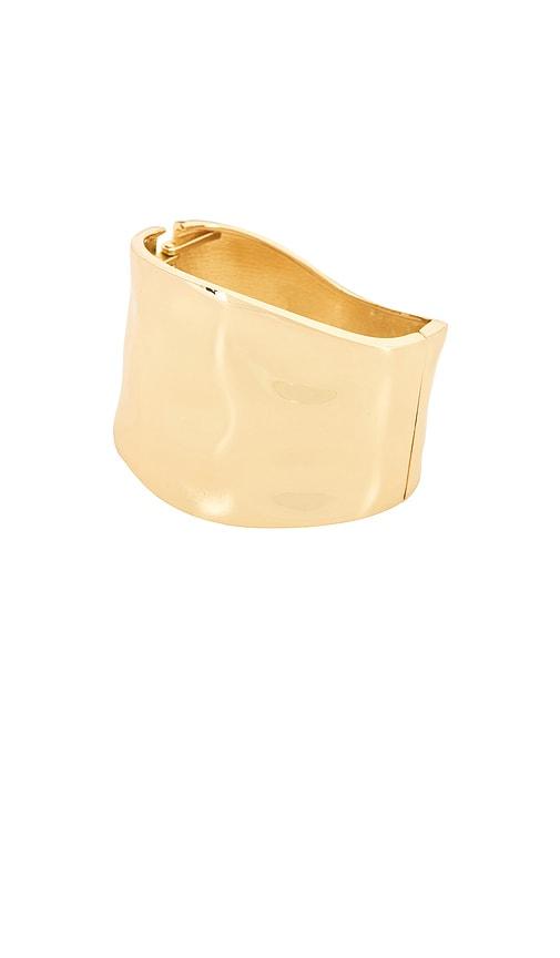 lovers and friends jayleen cuff in metallic gold.