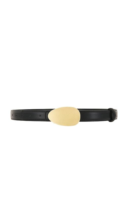 lovers and friends jianna leather belt in black.