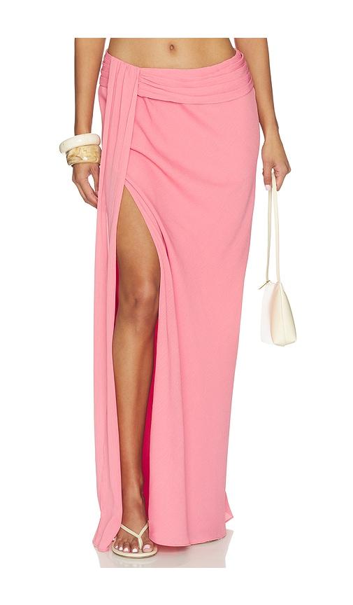 lovers and friends judy maxi skirt in pink. - size l (also in xs, xxs, s, m, xl)