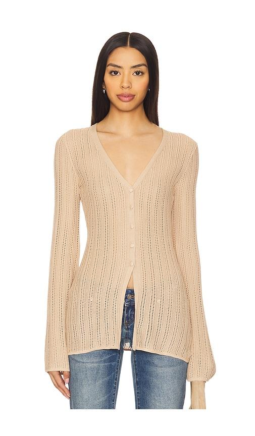 lovers and friends julita cardigan in neutral. - size m (also in xs)