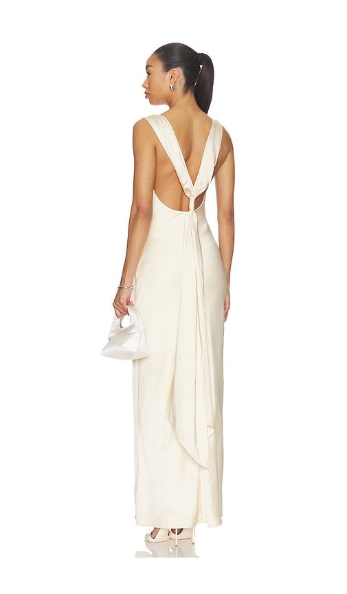 lovers and friends katherine maxi dress in cream. - size l (also in xs, s, m, xl)