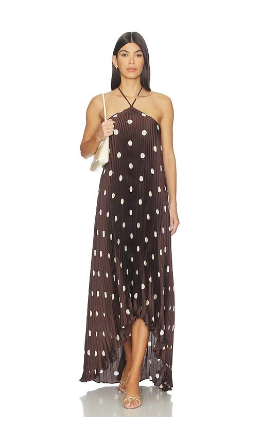 lovers and friends kiki maxi in brown. - size s (also in xs)