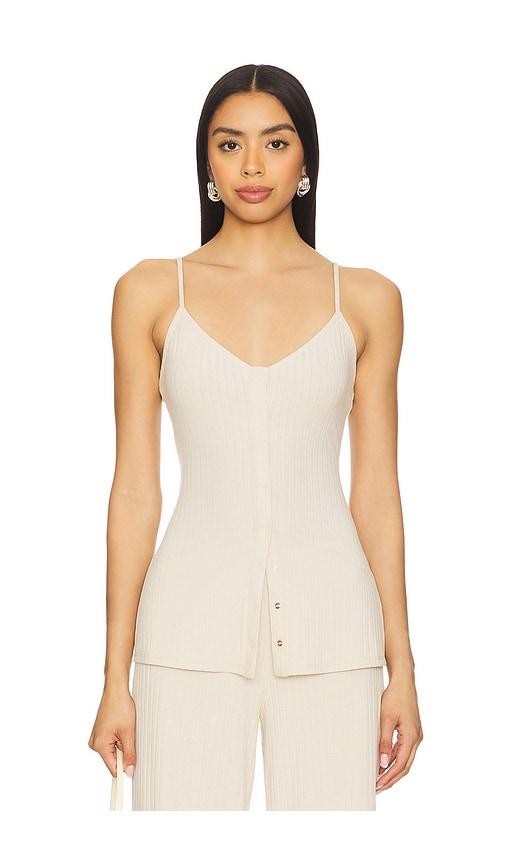 lovers and friends kinsley top in beige. - size l (also in xs, s, m, xl)