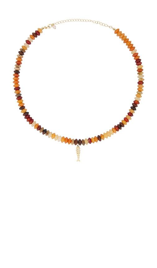 lovers and friends lanikai beaded necklace in multi.