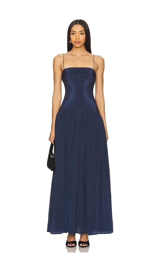 lovers and friends laura maxi dress in navy. - size m (also in xs, s)