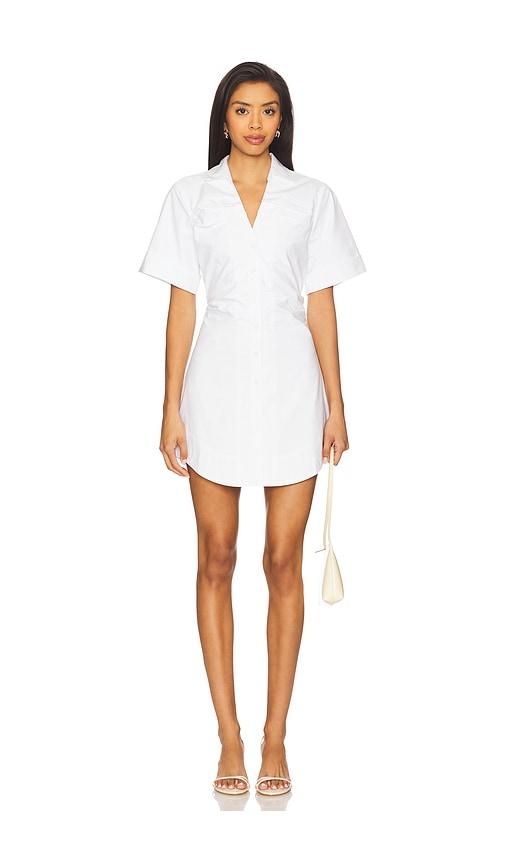 lovers and friends lauren mini dress in white. - size m (also in s, xs)