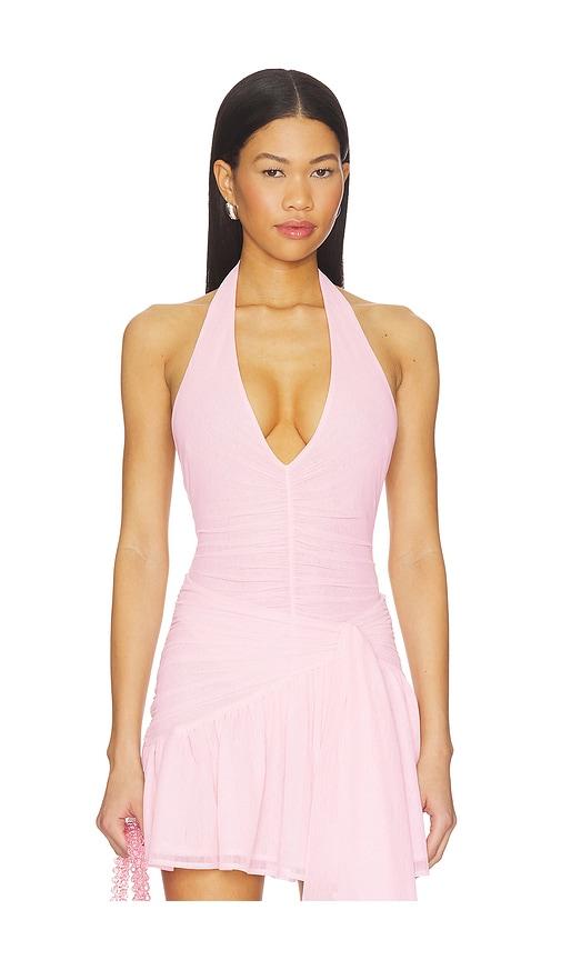 lovers and friends lilah bodysuit in pink. - size l (also in xs, xxs, s, m, xl)