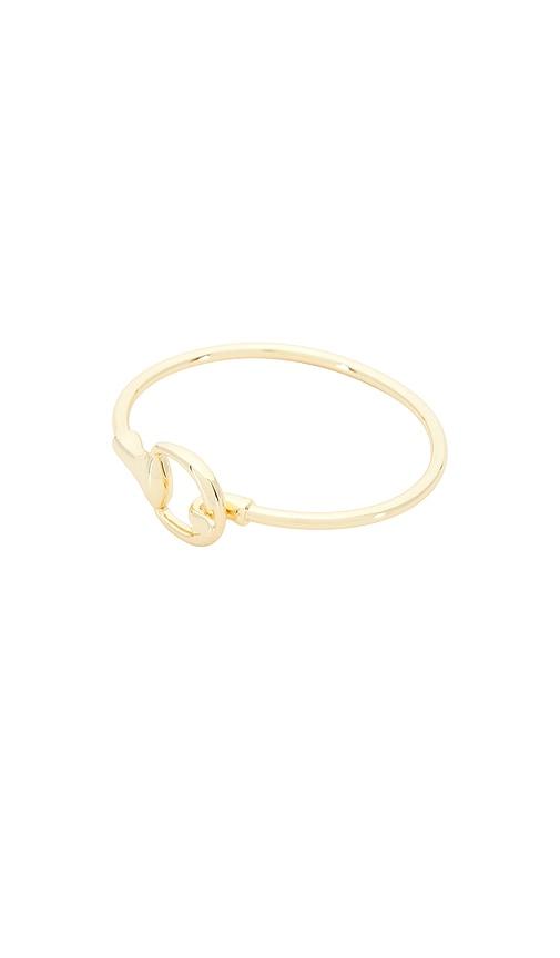 lovers and friends lilou bracelet in metallic gold.