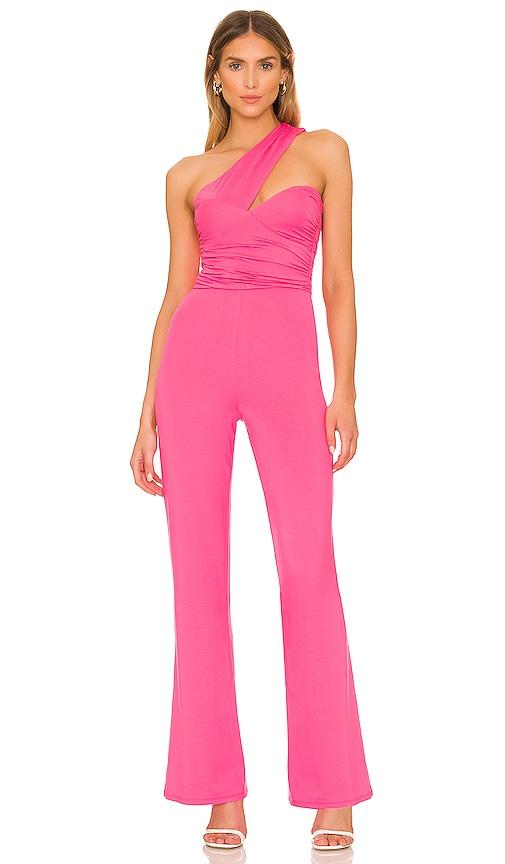 lovers and friends liv jumpsuit in fuchsia. - size m (also in xxs)