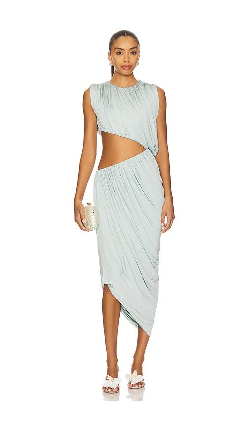 lovers and friends livvy maxi dress in baby blue. - size m (also in xs, s)