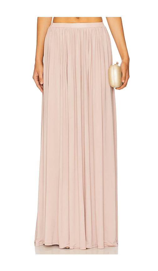 lovers and friends livvy maxi skirt in mauve. - size l (also in m, s, xl, xs, xxs)