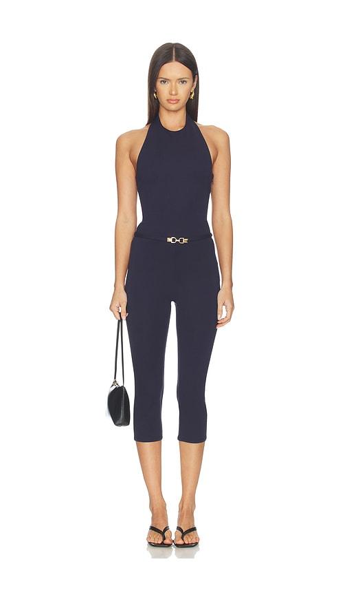 lovers and friends livy jumpsuit in navy. - size l (also in m)