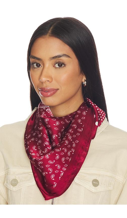 lovers and friends lucia scarf in red.