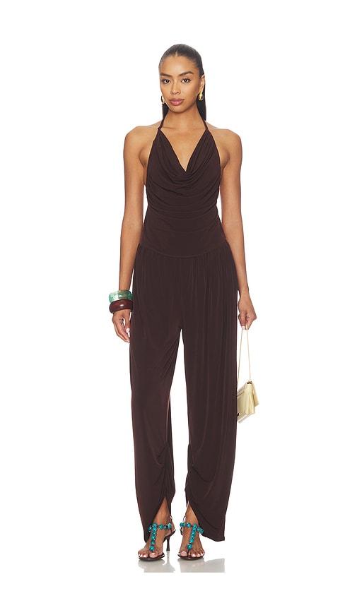 lovers and friends lupa jumpsuit in brown. - size l (also in xs, s, m, xl)