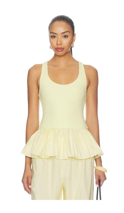 lovers and friends lyla top in yellow. - size l (also in xxs, xs, s, m, xl)