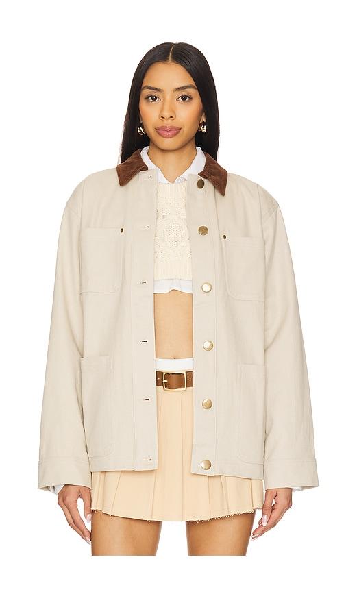 lovers and friends mags jacket in brown. - size l (also in xxs)