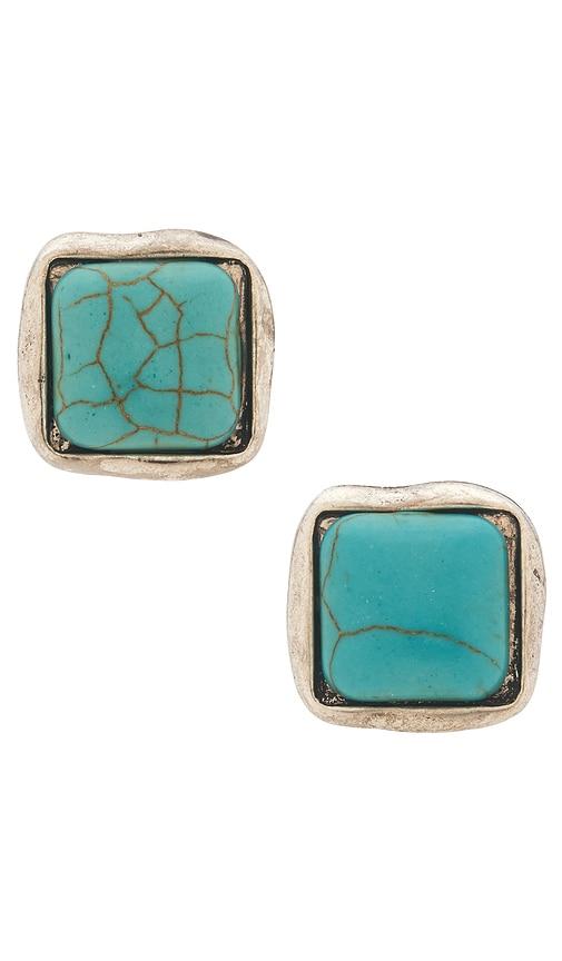 lovers and friends marcella earrings in blue.