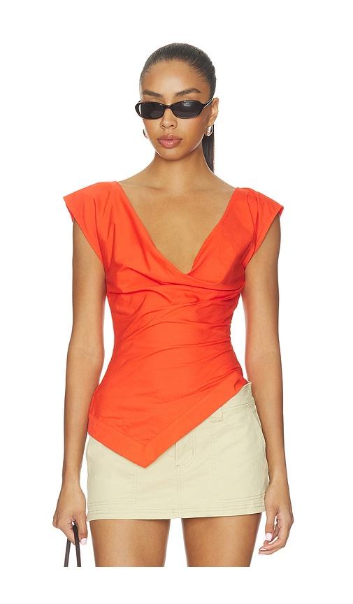 lovers and friends margo top in red. - size s (also in xs)