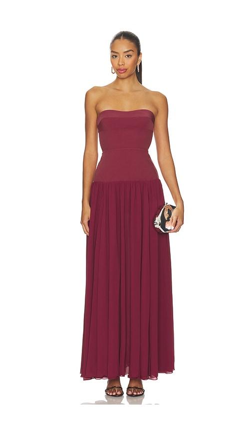 lovers and friends margot gown in pink. - size l (also in xl, xs)