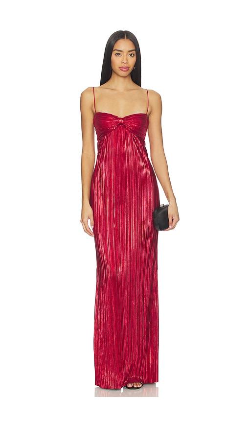 lovers and friends mya gown in red. - size s (also in xs)
