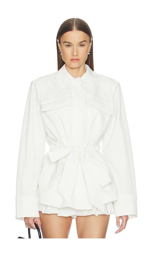 lovers and friends natalie jacket in white. - size l (also in xxs, xs, s, m)