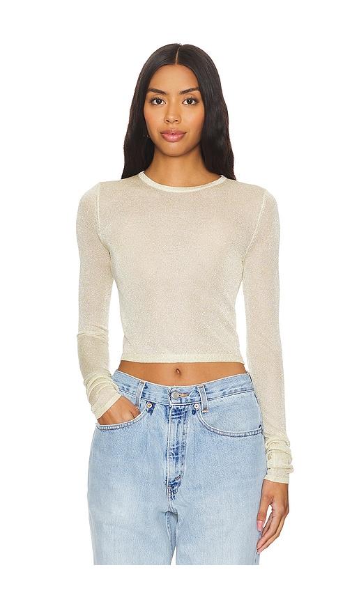 lovers and friends nathalie sweater in beige. - size l (also in m, xs)