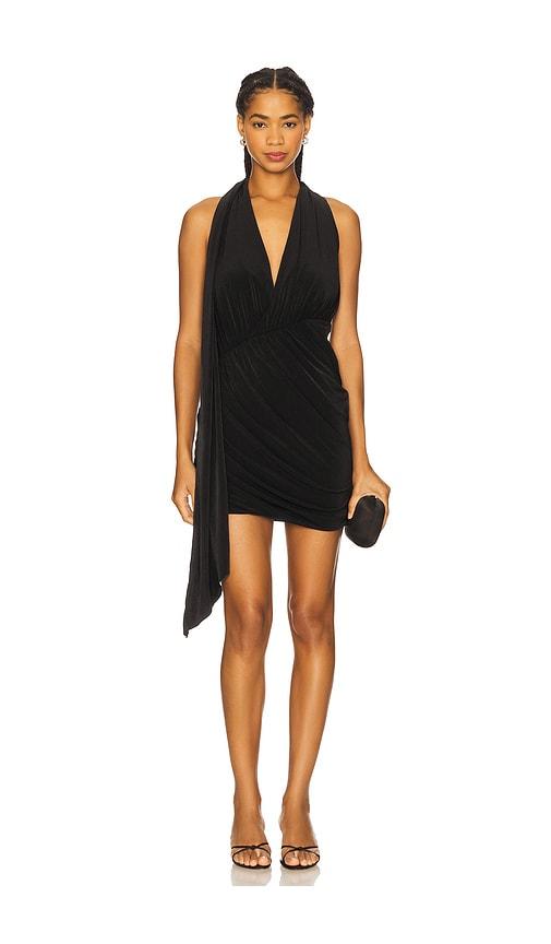 lovers and friends nia mini dress in black. - size s (also in xs)