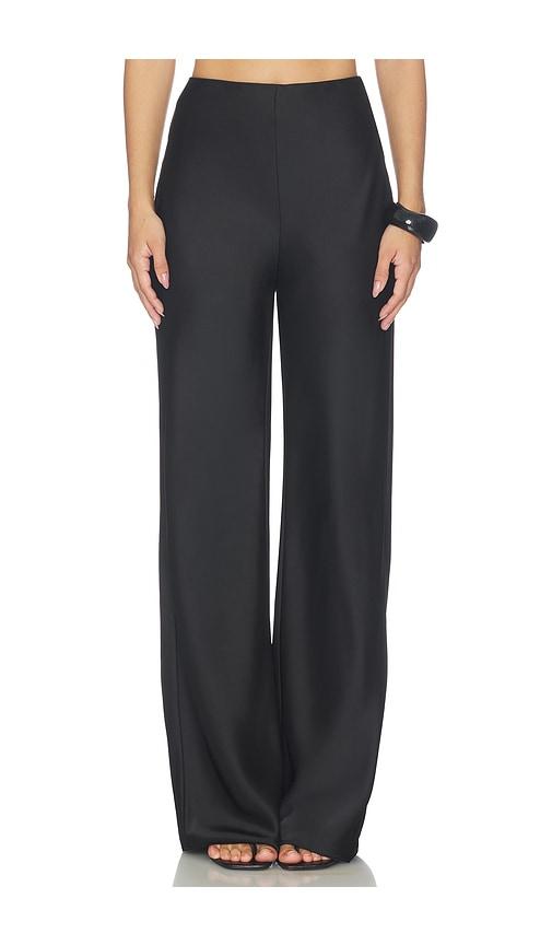 lovers and friends olivia satin pant in black. - size m (also in s, xl, xs, xxs)