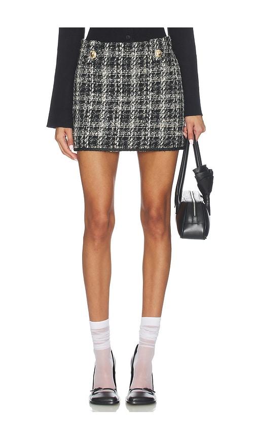 lovers and friends penelope mini skirt in black. - size s (also in xs)