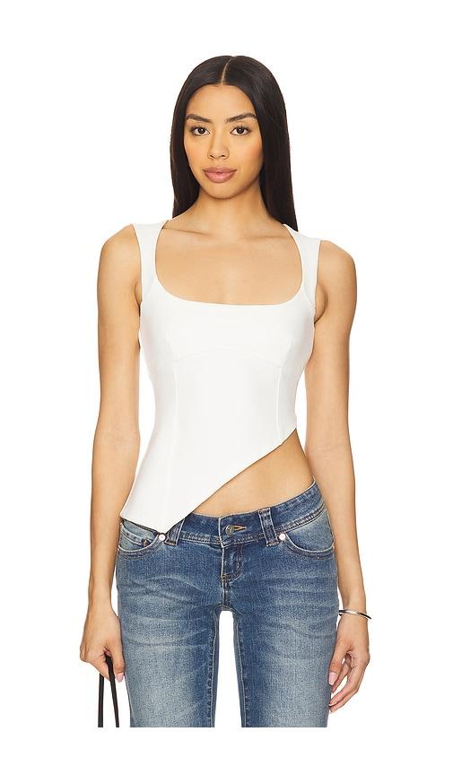lovers and friends penn top in white. - size m (also in xl)