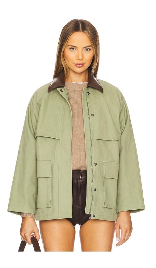 lovers and friends peyton jacket in green. - size m (also in s, xl)