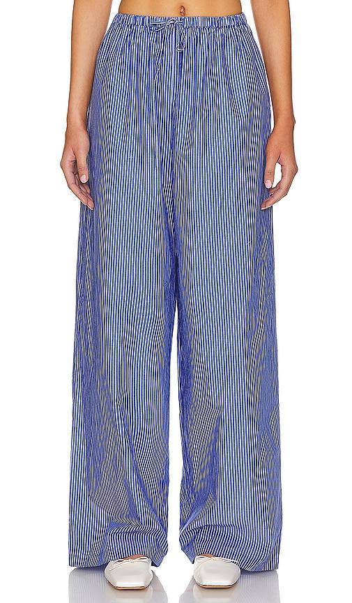 lovers and friends ray pant in blue. - size l (also in m, s, xs, xxs)