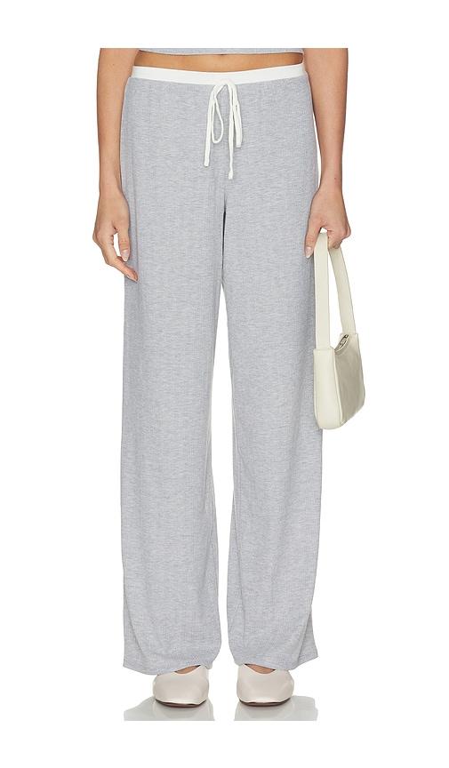 lovers and friends reagan pant in grey. - size l (also in m, s, xl, xs, xxs)