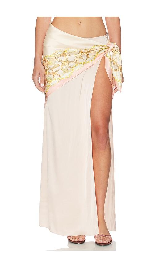 lovers and friends reese maxi skirt in pink. - size m (also in xxs, xs, s, xl)