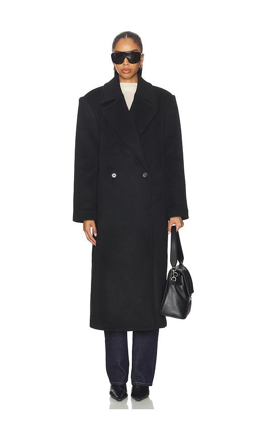 lovers and friends reign coat in black. - size l (also in xs, s, m, xl)