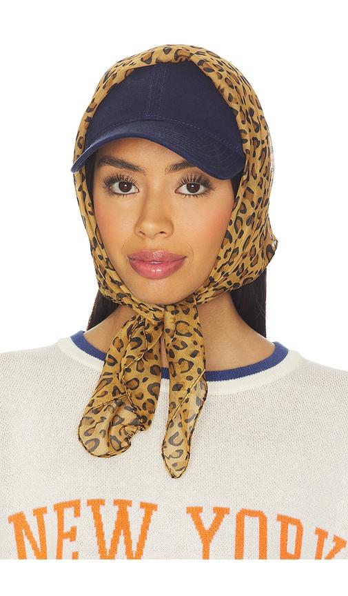lovers and friends roxie headscarf in brown.