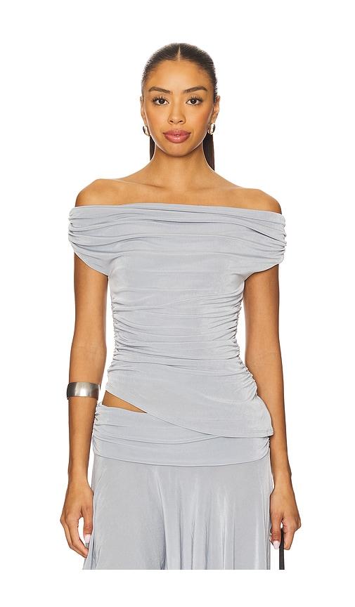 lovers and friends salma top in slate. - size s (also in xs)