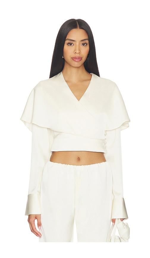 lovers and friends samira top in cream. - size m (also in xs, s)