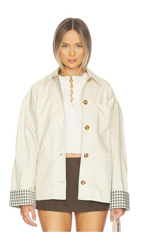 lovers and friends sara jacket in beige. - size l (also in xl)
